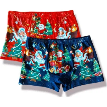 Pánské spodní prádlo Vánoční boxerky 2 pack typ 2 Velikost: M