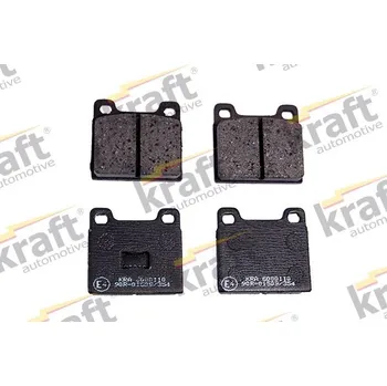 Brzdový systém Sada brzdových destiček, kotoučová brzda KRAFT AUTOMOTIVE 6000110