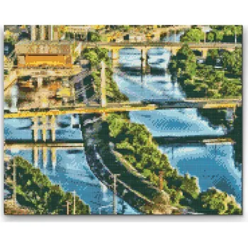 Diamantové malování Diamantové malování - Würzburg Velikost: 30x40cm, Rámování: Pouze srolované plátno, Diamanty: Čtvercové