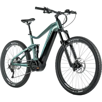 Elektrokolo LEADER FOX ARRAN FULL PANASONIC 29", model 2023-4, baterie 20Ah/720Wh, barva zelená/černá