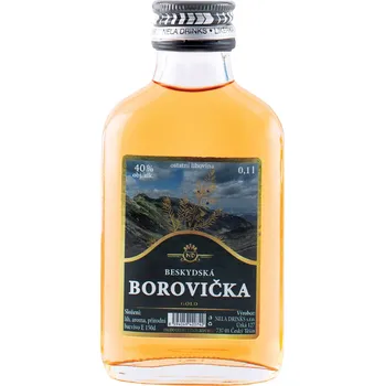 Pálenka Beskydská Borovička 40% 0,1l (holá láhev)