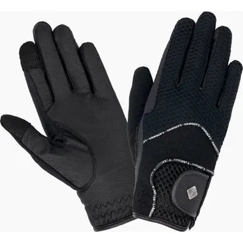 Jezdecké rukavice LeMieux 3D Mesh Black Velikost: XL