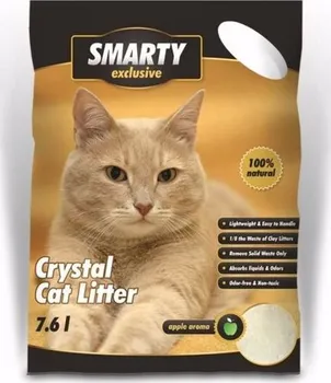 Podestýlka pro kočku SMARTY Exclusive Crystal Cat Litter zelené jablko