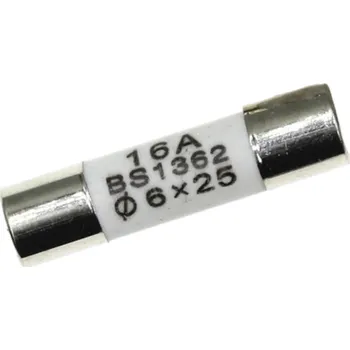 Autopojistky Pojistka trubičková, keramická BS1362 6x25mm 5 A