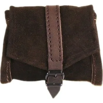 Karnevalový doplněk Mytholon Kožená taštice Hobit, barva černá