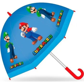 Deštník Kids Licensing Dětský deštník - Super Mario modrý