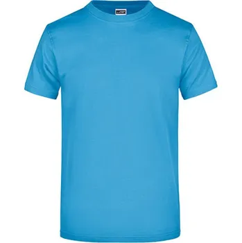 Pánské tričko James&Nicholson Unisex triko JN002 Aqua L