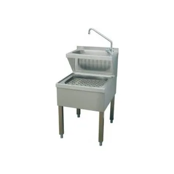 Umyvadlo Výlevka nerez s umyvadlem - 4 varianty, hloubka 600mm