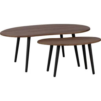 Jídelní stůl Stůl černá/hnědá 2 velikosti ALORAN EGLO 424059