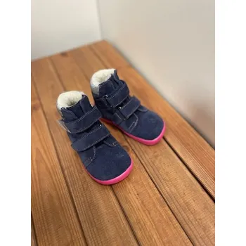 Chlapecká zimní obuv Beda barefoot Zimní kožená s membránou - ELISHA (model BF 0004), Boty Beda Velikost: 26