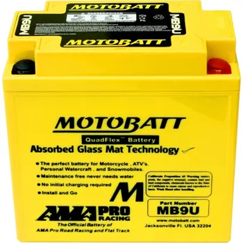 Motobaterie MOTOBATT Motobaterie MOTOBATT YB7-A, 11Ah, 12V