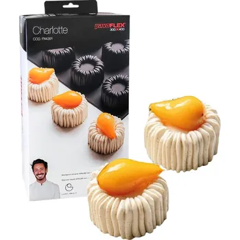 Forma na pečení Forma silikonová design Charlotte 3D 12x140ml, ⌀7,5 v.4,5cm