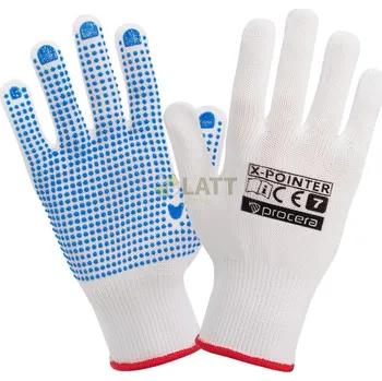 Pracovní oblečení Ochranné rukavice Procera z polyesteru X-POINTER vel.7 / S