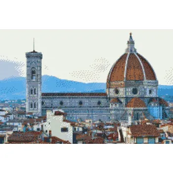 Diamantové malování Diamantové malování - Santa Maria del Fiore 1 Velikost: 40x60cm, Rámování: Pouze srolované plátno, Diamanty: Čtvercové