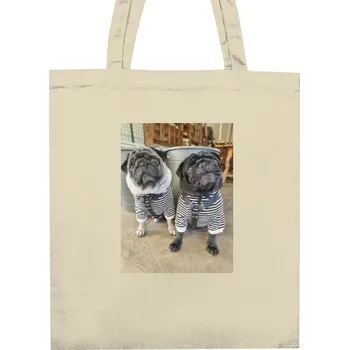 Nákupní taška Nákupní taška unisex s potiskem Taška mopsíci
