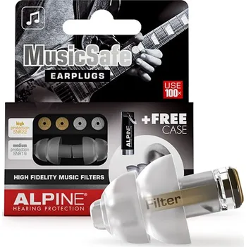 Špunty do uší pro muzikanty, MusicSafe - Alpine