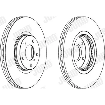 Brzdový kotouč Brzdový kotouč JURID 563032JC-1