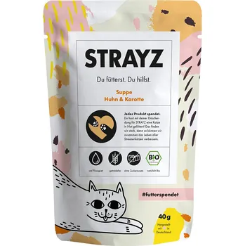 Krmivo pro kočku 40g STRAYZ BIO Soup Cat Snacks