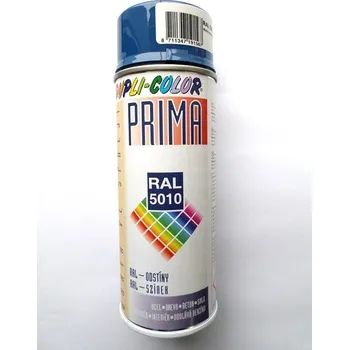 Barva ve spreji PRIMA sprej 400 ml RAL 5010 modrá enziánová lesklá