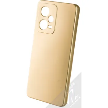 Pouzdro na mobilní telefon 1Mcz Metallic TPU ochranný kryt pro Xiaomi Redmi Note 12 Pro 5G, Poco X5 Pro zlatá (gold)