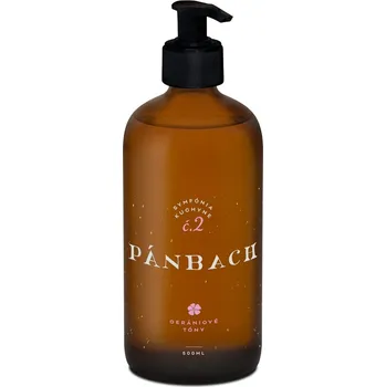 Mycí prostředek Pánbach 100% přírodní prostředek na mytí nádobí, ovoce & zeleniny (v plastu) - Geránium 500 ml