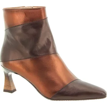 Dámské kozačky HISPANITAS Dámský kožený hnědý kotník na podpatku HI232983-BRONZO-265 Velikost 37