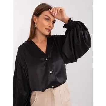 Dámská košile Dámská košile s ozdobnými knoflíky VIKIRA černá