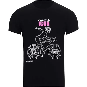 cyklistický dres NU. BY HOLOKOLO Cyklistické triko s krátkým rukávem - ICON LADY - černá XS