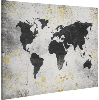 Obraz 700x500 tisk č/b/žlutý ALAMINOS EGLO 423028