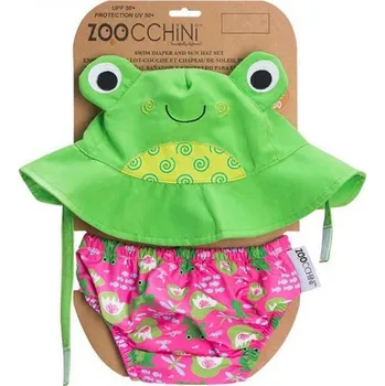 Klobouk ZOOCCHINI UV set klobouček a plavky Žabka 12-24m DOPRODEJ!