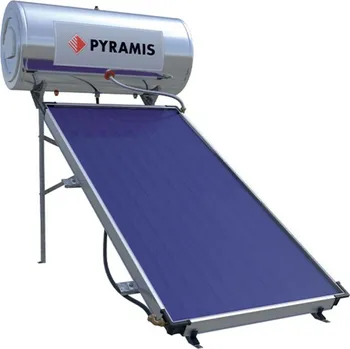 Bojler Pyramis Solární ohřívač vody 160 l TP, panel 1x2,3m2 TP, Triple energy