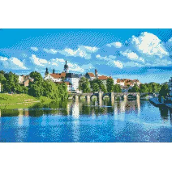 Diamantové malování - Písek Velikost: 40x60cm, Rámování: Pouze srolované plátno, Diamanty: Čtvercové