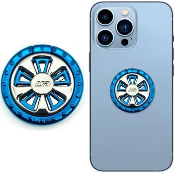 LGD držák na prst pro mobilní telefon - stříbrný/modrý