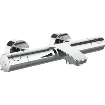 Therm - vanová nástěnná termostatická baterie, s flexibilní sprchovou hadicí Simiflex Zero a ruční sprchou Stella HF506561100600