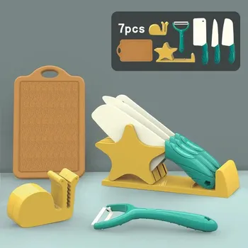 nádobí do dětské kuchyňky Čína Dětské vybavení do kuchyňky (plast) Barva: 7 ks zelená