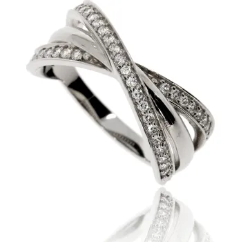 Prsten Zlatnictví Helios Zlatý překřížený prsten Velikost: 57