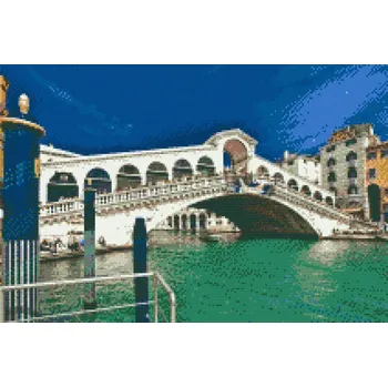 Diamantové malování Diamantové malování - Ponte de Rialte 1 Velikost: 40x60cm, Rámování: Pouze srolované plátno, Diamanty: Čtvercové