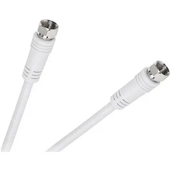 Anténní kabel Účastnický koaxiální kabel OmkoTech TVK1-8, F konektory, 1.8 m