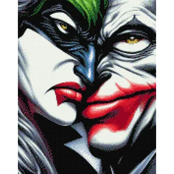 Diamantové malování Diamantové malování - Na čí straně jsi? 2 Velikost: 30x40cm, Rámování: Pouze srolované plátno, Diamanty: Čtvercové