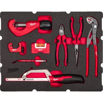 MILWUAUKEE pěnová vložka sada pro instalatéry , PACKOUT™, 8ks