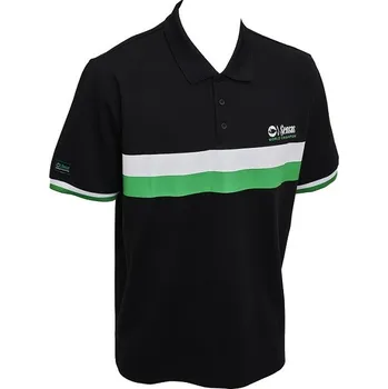 Rybářské oblečení Tričko Sensas Polo Fashion College Black Velikost XL