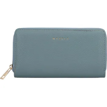 Peněženka Velká stylová dámská koženková peněženka Julien, matná modrá