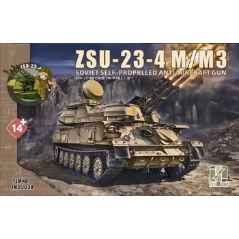 Plastikový model Zimi Model 1/35 ZSU-23-4 M/M3 Soviet self-propelled anti-aircraft