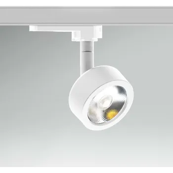 CENTURY Svítidlo pro 3fázovou lištu REGIA SHOP MINI ROUND bílá LED 7W 3000K CRI90 UGR16