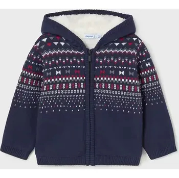 Mayoral kojenecký svetr s kapucí 2326 - 011 Velikost: 92 Podšívka kožíšek