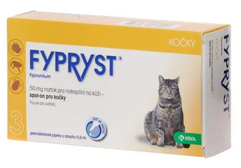 Antiparazitikum pro kočku KRKA Fypryst Spot On pro kočky