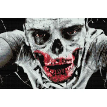 Diamantové malování Diamantové malování - Zombie Velikost: 40x60cm, Rámování: Pouze srolované plátno, Diamanty: Kulaté