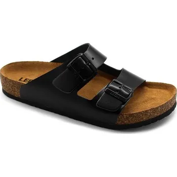 Pracovní obuv Leon Linda dámské korkové nazouváky, barva černá Velikost: 37