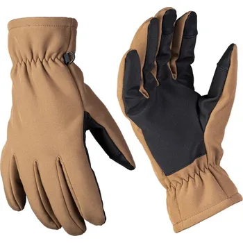 Rukavice Rukavice Mil-Tec Softshell Thinsulate - světle hnědé, M