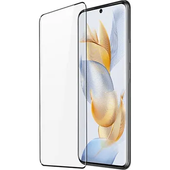 Picasee 3D ochranné tvrzené sklo s rámečkem pro Honor 90 Lite 5G - černé